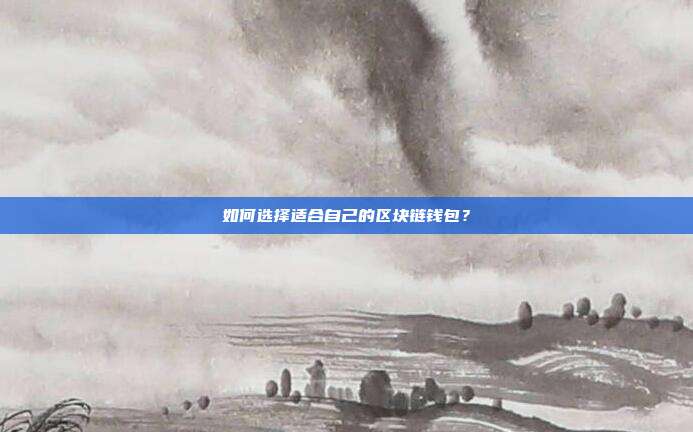 如何选择适合自己的区块链钱包？